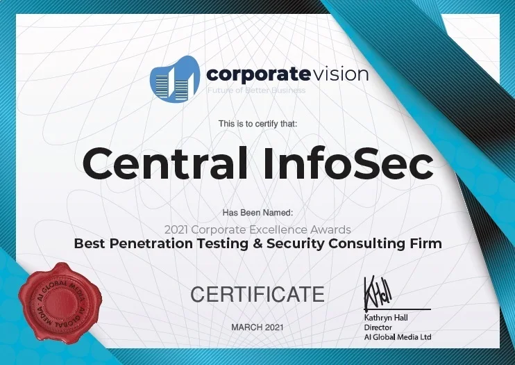 Central InfoSec Best PenTest Company - Top Rated Pen Test Companies in US