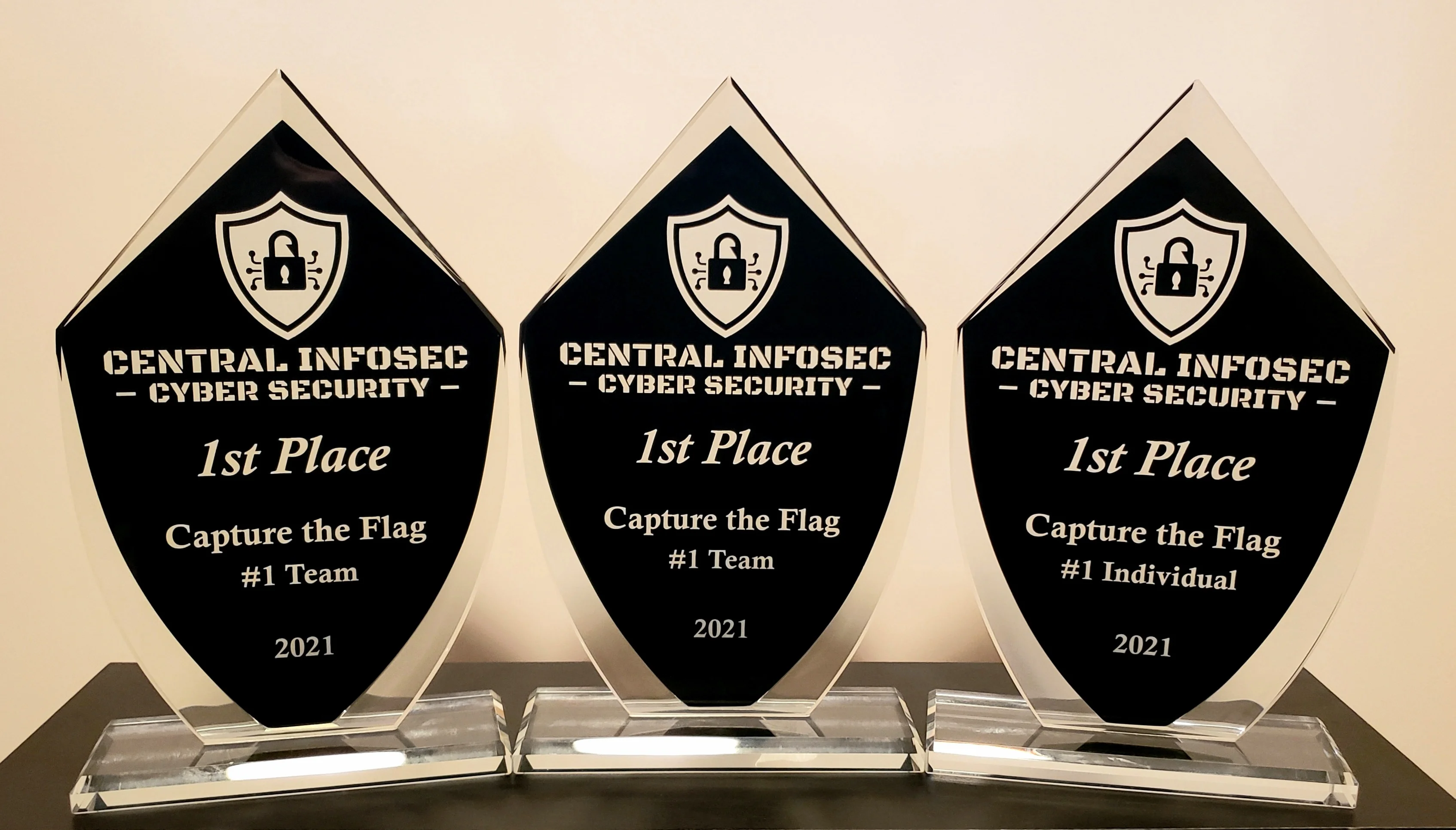 Central InfoSec CTF Trophies