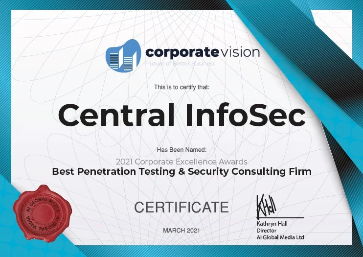 Central InfoSec Best Penetration Testing & Red Teaming Firm